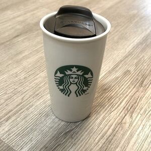 2011 STARBUCKS 12 oz travel coffee tea drink mug tumbler cup with lid